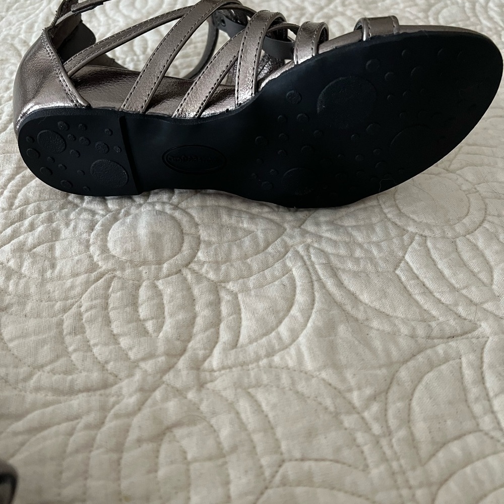 Sandals Brand new never worn Gladiator sandals. Pewter color. - Picture 2 of 2
